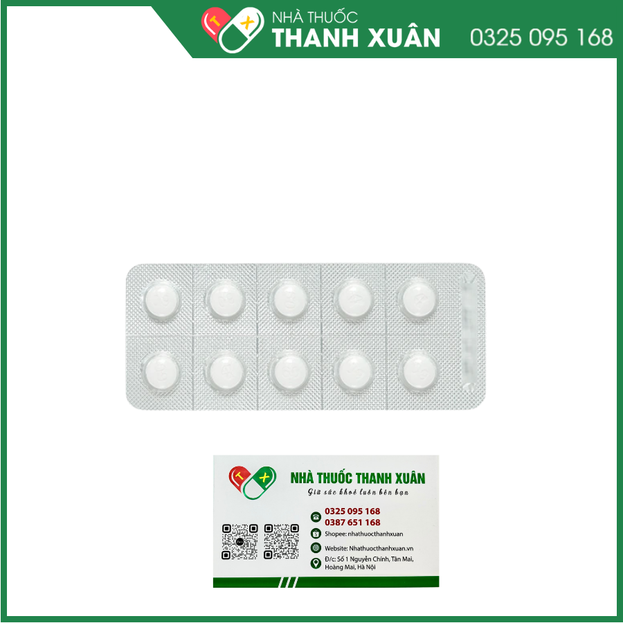 Diltiazem Stella 60mg điều trị và dự phòng cơn đau thắt ngực